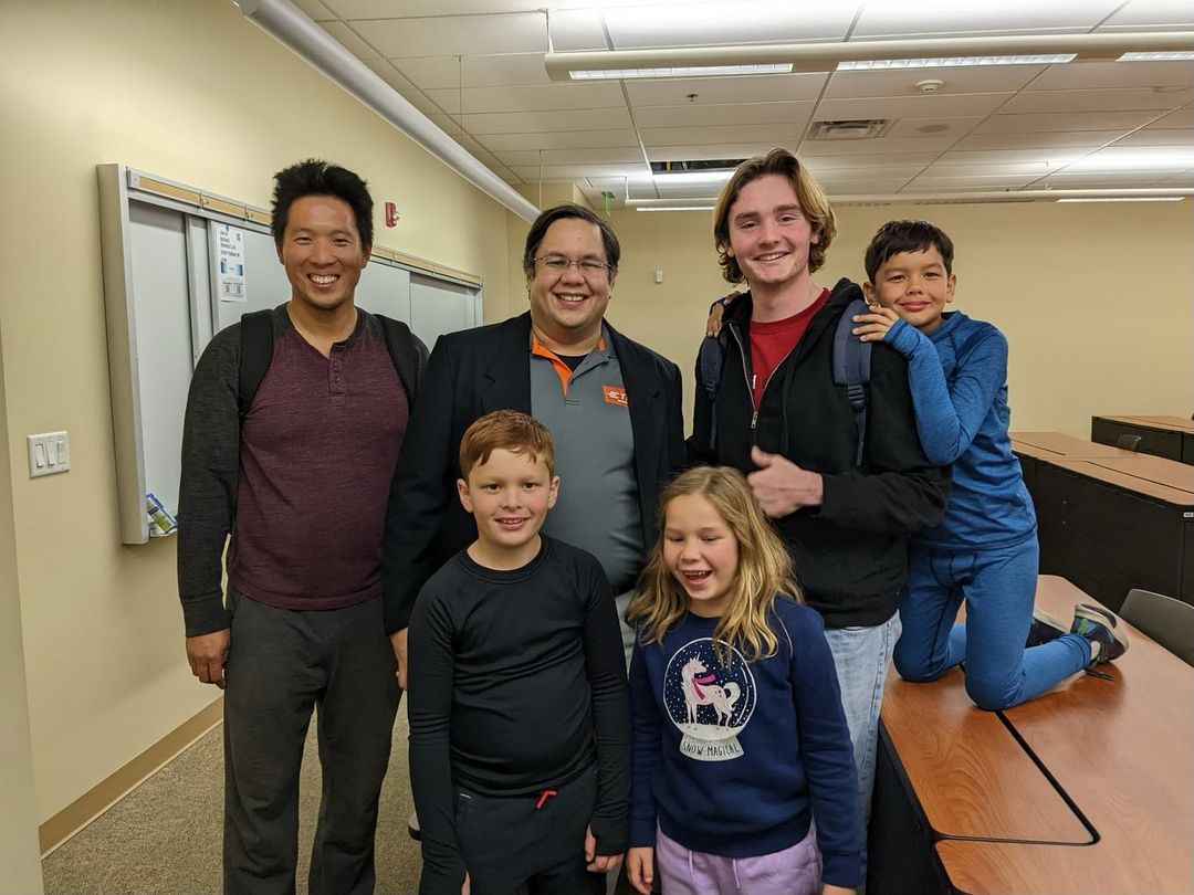 From left-to-right, Andrew Huang, Nick Defensor, Jeremy Fortner